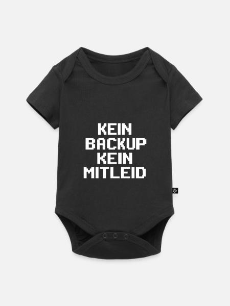 Programmierer Admin - Kein Backup Kein Mitleid - Baby Premium Kurzarmbody - Schwarz