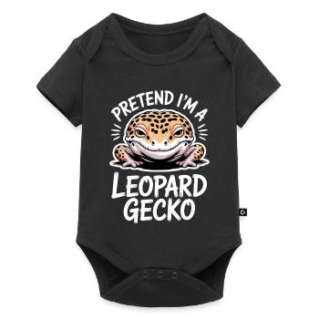 Paroles du gecko léopard Drôle de cadeau drôle de gecko léopard - Body à manches courtes Premium Bébé - noir - Devant