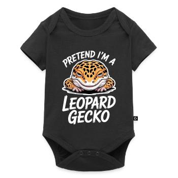 Paroles du gecko léopard Drôle de cadeau drôle de gecko léopard - Body à manches courtes Premium Bébé - noir - Devant