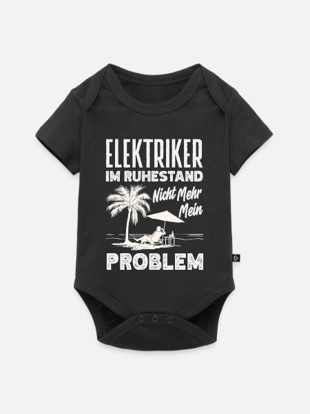 Elektriker Im Ruhestand - Baby Premium Kurzarmbody - Schwarz