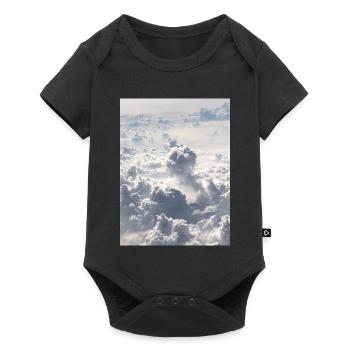 Clouds Dreaming Above the Sky - Baby Premium short-sleeve bodysuit - black - Front