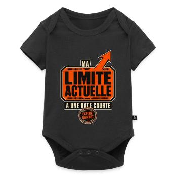 Ma limite actuelle expire bientôt - Body à manches courtes Premium Bébé - noir - Devant