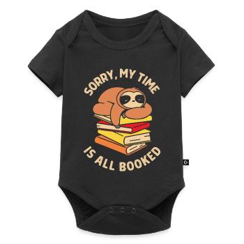Sorry, My Time Is All Booked - Baby Premium short-sleeve bodysuit - black - Front
