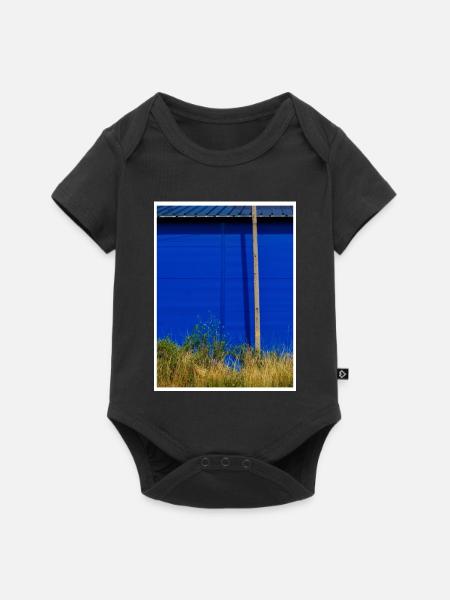 BLUEGROWN. - Baby Premium Kurzarmbody - Schwarz
