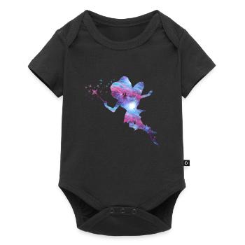 Fairy silhouette good fairy fairy gift fairy tale - Baby Premium short-sleeve bodysuit - black - Front