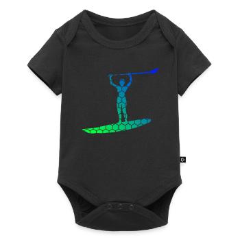 Stand up Paddle Board Sup Femmes Standup Paddle - Body à manches courtes Premium Bébé - noir - Devant