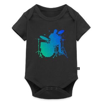 Drummer Drummer Ladies Drummer - Body à manches courtes Premium Bébé - noir - Devant
