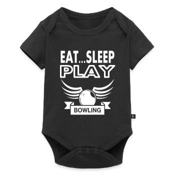 Bowling Bowling Alley Gift - Baby Premium short-sleeve bodysuit - black - Front