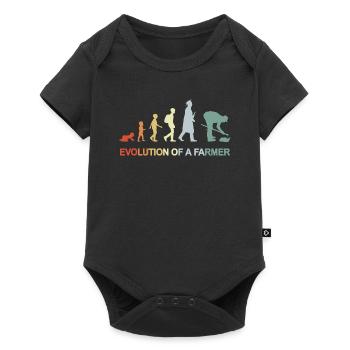 Le développement de l’enfant à l’agriculteur - Body à manches courtes Premium Bébé - noir - Devant