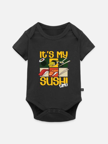 SUSHI - Baby Premium Kurzarmbody - Schwarz