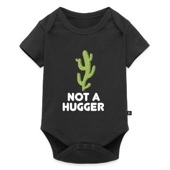Nicht umarmen - Baby Premium Kurzarmbody - Schwarz - Vorne