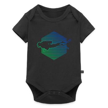 Scuba Diving Scuba Divers Diving Ladies - Body à manches courtes Premium Bébé - noir - Devant