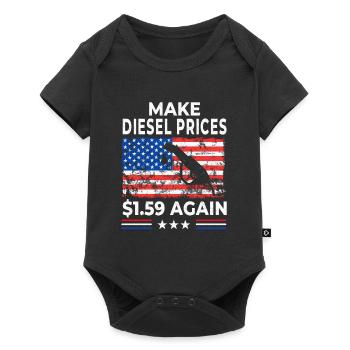 Make Diesel $1.59 Again - Baby Premium short-sleeve bodysuit - black - Front