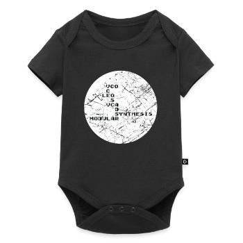 Synthesizer Techno Map - Baby Premium Kurzarmbody - Schwarz - Vorne