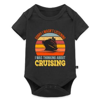 Désolé de ne pas écouter, je pensais à Cruising - Body à manches courtes Premium Bébé - noir - Devant