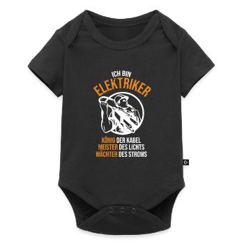 Elektriker / Elektroniker - Meister des Lichts - Baby Premium Kurzarmbody - Schwarz - Vorne