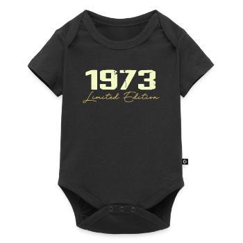 1973 Édition Limitée - 1973 Cadeau D'anniversaire - Body à manches courtes Premium Bébé - noir - Devant