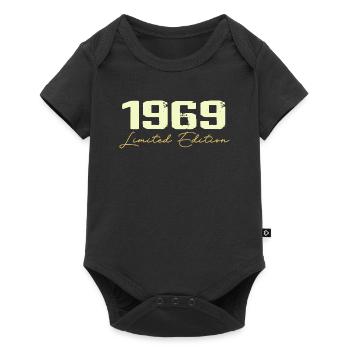 1969 Édition Limitée - 1969 Cadeau D'anniversaire - Body à manches courtes Premium Bébé - noir - Devant