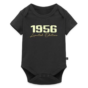 1956 Édition Limitée - 1956 Cadeau D'anniversaire - Body à manches courtes Premium Bébé - noir - Devant