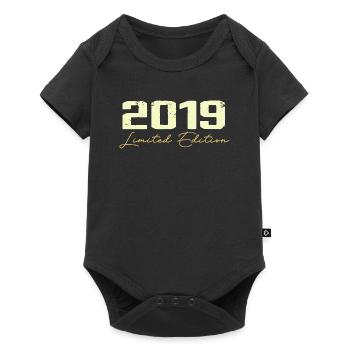 2019 Limitierte Auflage - 2019 Geburtstagsgeschenk - Baby Premium Kurzarmbody - Schwarz - Vorne