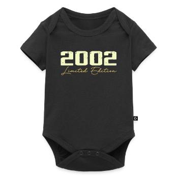 2002 Édition Limitée - 2002 Cadeau D'anniversaire - Body à manches courtes Premium Bébé - noir - Devant