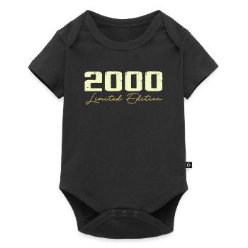 2000 Limited Edition - 2000 Birthday Gift - Baby Premium short-sleeve bodysuit - black - Front