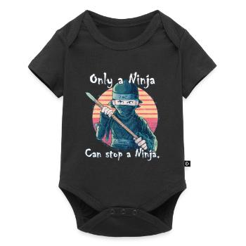 Only a Ninja can stop a Ninja - Baby Premium short-sleeve bodysuit - black - Front