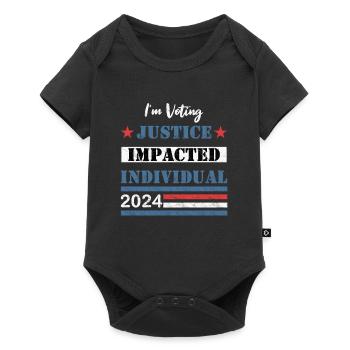 I'm Voting - Justice Impacted Individual - 2024 - Baby Premium short-sleeve bodysuit - black - Front