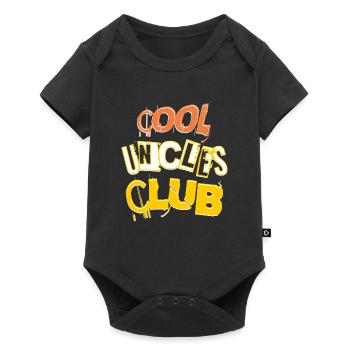 Cool Uncles Club Soon To Be Uncle Funny Saying - Baby Premium short-sleeve bodysuit - black - Front