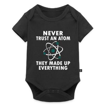 Never Trust An Atom - Body à manches courtes Premium Bébé - noir - Devant