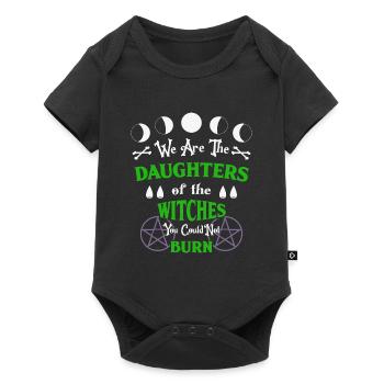 We are the daughters of the witches who did not - Baby Premium short-sleeve bodysuit - black - Front