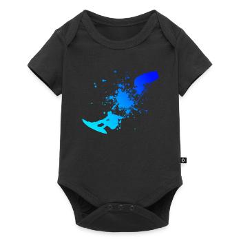 Kitesurf Femmes Kitesurf Kitesurf Kitesurf Kitesurf Kitesurf - Body à manches courtes Premium Bébé - noir - Devant