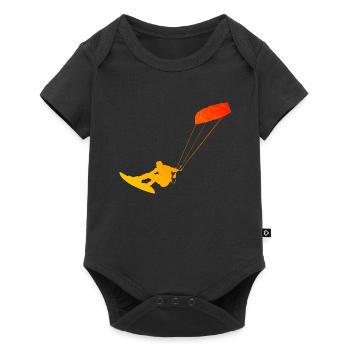 Kitesurf Femme Kitesurf Kitesurf Hommes Kitesurfer - Body à manches courtes Premium Bébé - noir - Devant