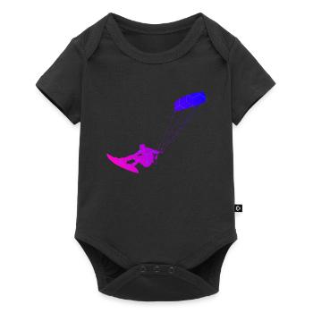 Kitesurf Féminin Kitesurf Kitesurf Kitesurf Kitesurf - Body à manches courtes Premium Bébé - noir - Devant
