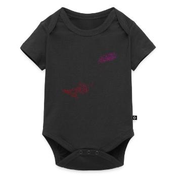 Kitesurf Kiten Kitesurfen Kitesurfing Kitesurfer - Baby Premium short-sleeve bodysuit - black - Front