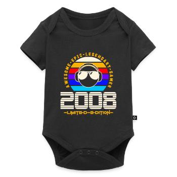 2008 - Baby Premium short-sleeve bodysuit - black - Front