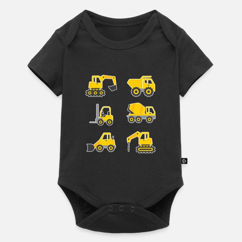 Opérateur d’excavatrice - Body à manches courtes Premium Bébé - noir