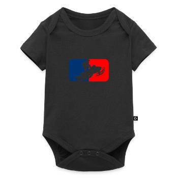Snowmobil - snowmobile - snowmobile - Baby Premium short-sleeve bodysuit - black - Front