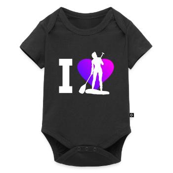 Standup Paddling Standup Paddle Sup Standup Paddle - Baby Premium short-sleeve bodysuit - black - Front