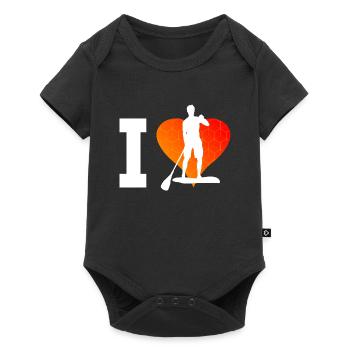 Sup Stand up Paddling Board Standup Paddling - Baby Premium Kurzarmbody - Schwarz - Vorne