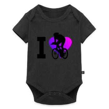 Vélo de route vélo de route vélo de route vélo de route pour hommes - Body à manches courtes Premium Bébé - noir - Devant