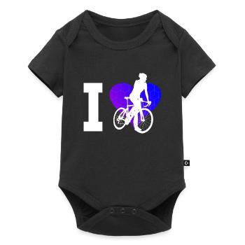 Vélo de route pour femmes Vélo de route Vélo de route Vélo de route - Body à manches courtes Premium Bébé - noir - Devant