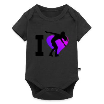 Roller Skating Roller Skate RollerSkate Roller Skates - Body à manches courtes Premium Bébé - noir - Devant