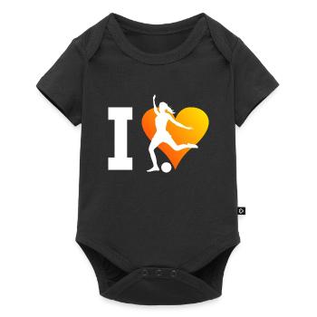 Football Football Matches Women's Football Players - Baby Premium short-sleeve bodysuit - black - Front
