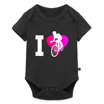 Vélo de route Hommes Vélo de route Femmes - Body à manches courtes Premium Bébé - noir - Devant