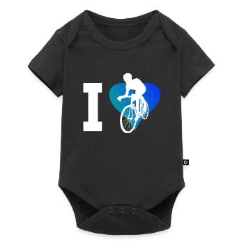 Road Cycling Women's Road Bike Roadbike - Baby Premium short-sleeve bodysuit - black - Front