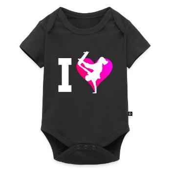 Skateboarder Skateboarder Skateboard Skater Hommes - Body à manches courtes Premium Bébé - noir - Devant