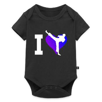 Boxing Kickboxer Kickboxing Women Boxing Kickboxing - Baby Premium short-sleeve bodysuit - black - Front