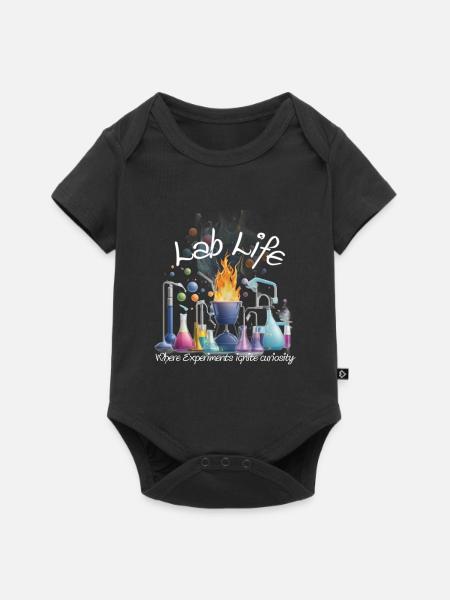 Vie de laboratoire - Body à manches courtes Premium Bébé - noir