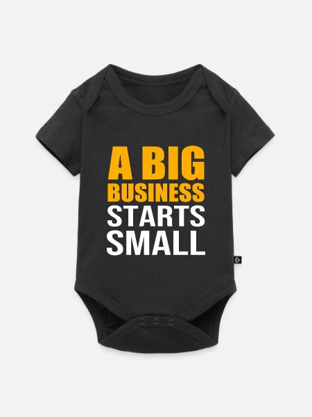 Unternehmer - Baby Premium Kurzarmbody - Schwarz